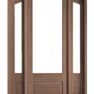 1-Lite 1 Panel Bottom Arch Top Sidelite Unit