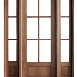 6-Lite 1 Panel Bottom Flat Top Sidelite Unit