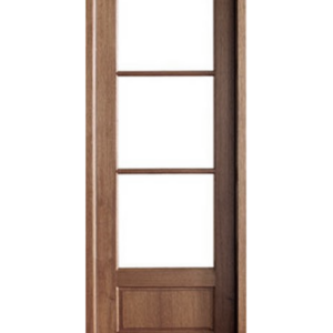 3-Lite 1 Panel Bottom Flat Top Single Unit