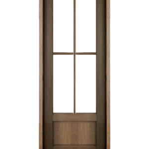 4-Lite 1 Panel Bottom Flat Top Single Unit