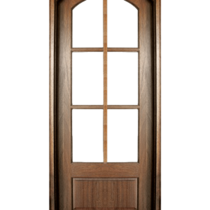 6-Lite 1 Panel Bottom Arch Top Single Unit