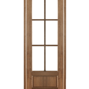 6-Lite 1 Panel Bottom Flat Top Single Unit