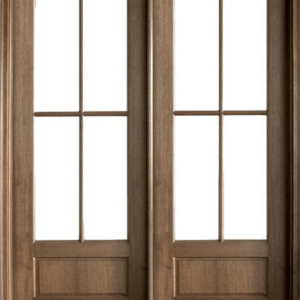 4-Lite 1 Panel Bottom Flat Top Double Unit