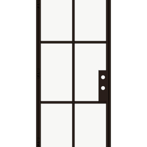 Narrow Sightline 6-Lite Flat Single